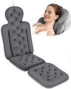 VOXOR Full Body Bath Pillow for Bathtub, Thick Bathtub Cushion, Luxury Tub Pillow for Bath for Headrest Neck and Back Support