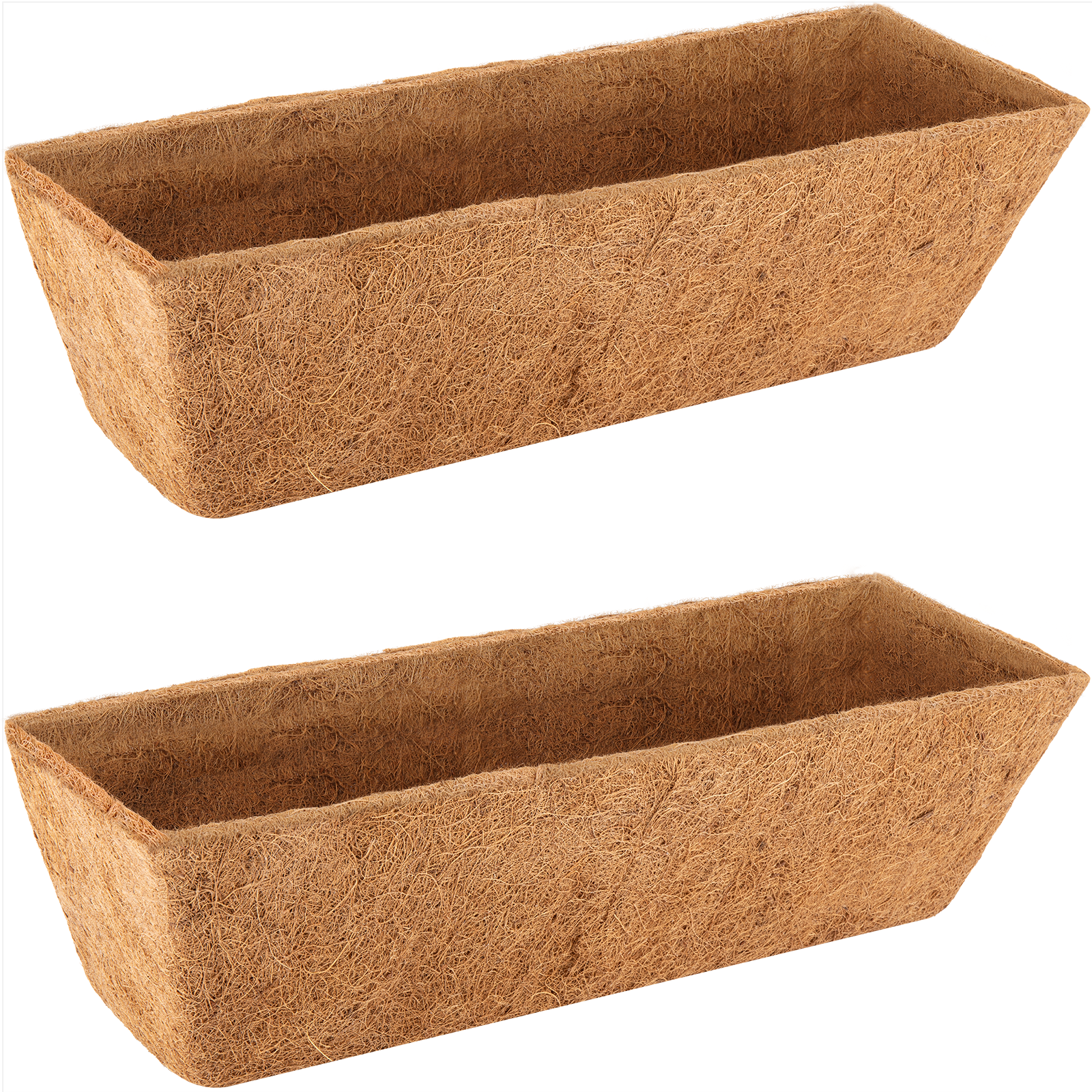 VOXOR 2PCS 24 Inch Trough Coco Coir Liners