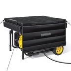 GenArmor Generator Covers While Running, 100% Waterproof Heavy Duty Tarps Generator Tent, Portable Outdoor Generator Enclosure for Most 4000w~13000w Generators