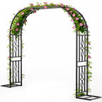 Metal Garden Arch, Heavy Duty Garden Trellis for Climbing Plants