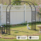 Metal Garden Arch, Heavy Duty Garden Trellis for Climbing Plants