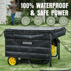 GenArmor Generator Covers While Running, 100% Waterproof Heavy Duty Tarps Generator Tent, Portable Outdoor Generator Enclosure for Most 4000w~13000w Generators