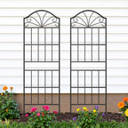 VOXOR Metal Trellis for Climbing Plants Outdoor,2 Pack