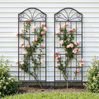 VOXOR Metal Trellis for Climbing Plants Outdoor,2 Pack