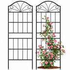 VOXOR Metal Trellis for Climbing Plants Outdoor,2 Pack