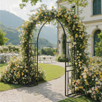 Metal Garden Arch, Heavy Duty Garden Trellis for Climbing Plants