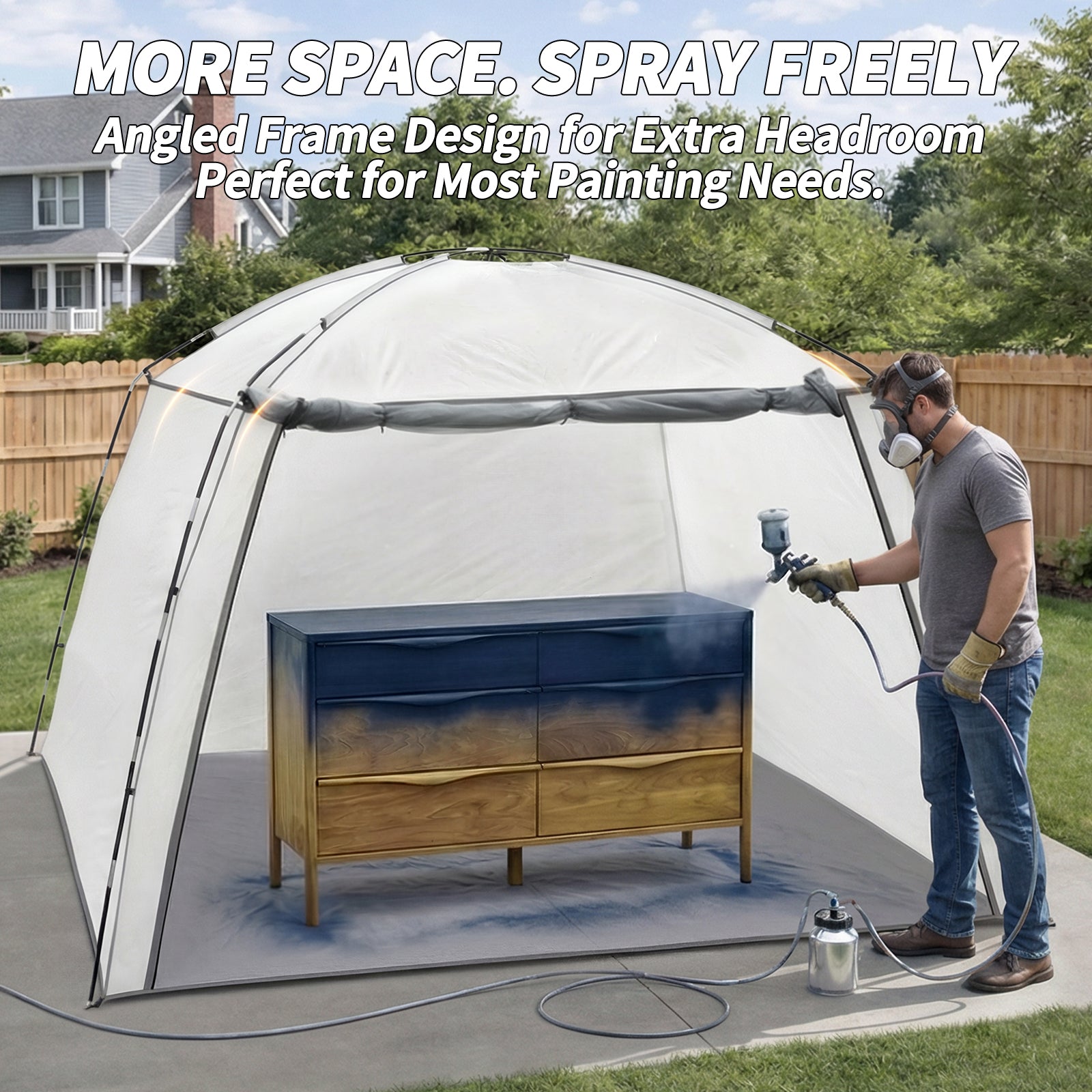 VOXOR Portable Paint Booth Tent