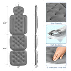 VOXOR Full Body Bath Pillow for Bathtub, Thick Bathtub Cushion, Luxury Tub Pillow for Bath for Headrest Neck and Back Support