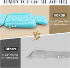 VOXOR Full Body Bath Pillow for Bathtub, Thick Bathtub Cushion, Luxury Tub Pillow for Bath for Headrest Neck and Back Support
