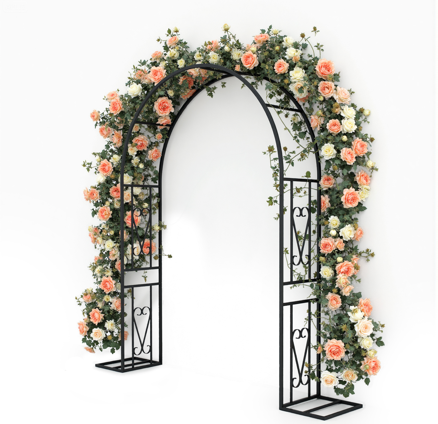 Metal Garden Arch, Heavy Duty Garden Trellis for Climbing Plants Main image