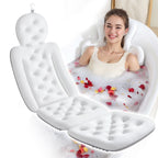 VOXOR Full Body Bath Pillow for Bathtub, Thick Bathtub Cushion, Luxury Tub Pillow for Bath for Headrest Neck and Back Support
