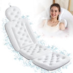 VOXOR Full Body Bath Pillow for Bathtub, Thick Bathtub Cushion, Luxury Tub Pillow for Bath for Headrest Neck and Back Support