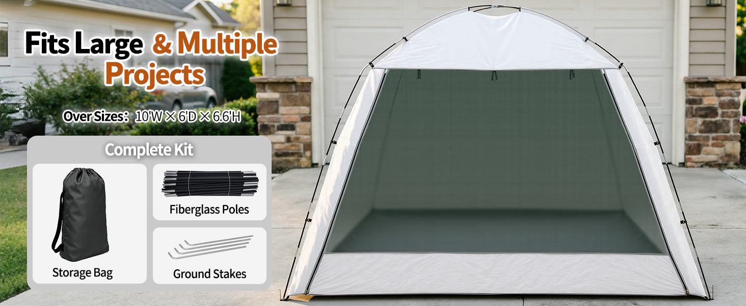 VOXOR Portable Paint Booth Tent