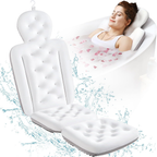 VOXOR Full Body Bath Pillow for Bathtub, Thick Bathtub Cushion, Luxury Tub Pillow for Bath for Headrest Neck and Back Support